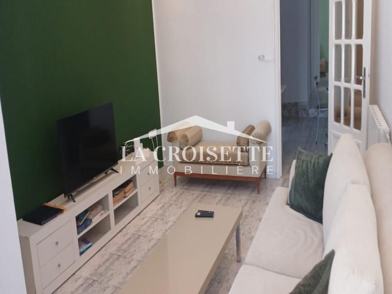 Appartement meublé S+1 vue sur mer à La Marsa 